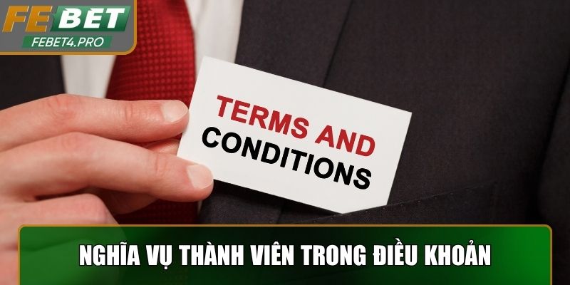 Nghĩa vụ hội viên trong việc tuân thủ điều khoản nhà cái 
