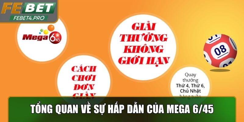 Tổng quan về sự hấp dẫn của Mega 6/45 xổ số điện toán