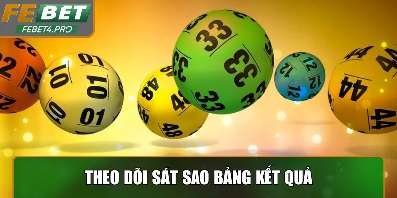 Theo dõi sát sao bảng kết quả